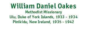 William Daniel Oakes