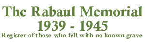 Rabaul Memorial