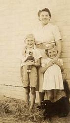 Family photograph sent to Dr Akeroyd when a POW