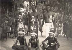 Tolai People in Traditional Tribal Dress