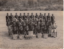 David Crawley with Royal Papuan Constabulary Band (Sogeri 1946)
