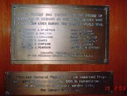 Martyrs' Plaque Detail