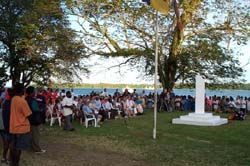 Unveiling ceremony for the New Ireland Civilians Memorial Plaque