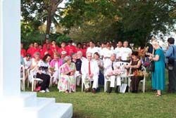 Unveiling ceremony for the New Ireland Civilians Memorial Plaque